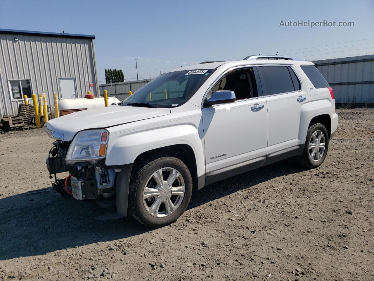 2016 Gmc Terrain Slt White vin: 2GKFLUE30G6320341