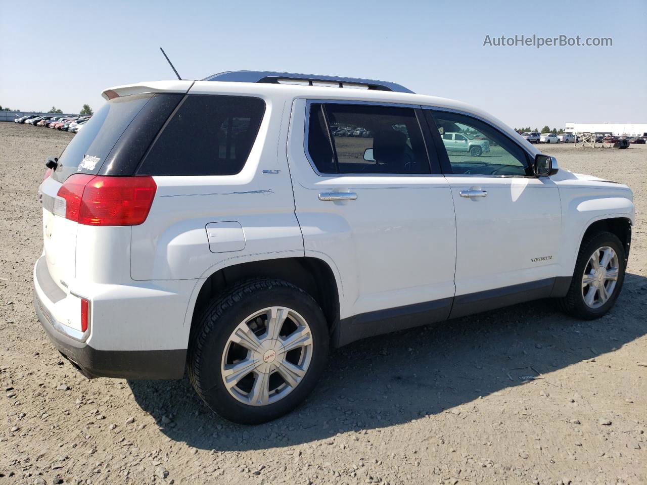 2016 Gmc Terrain Slt White vin: 2GKFLUE30G6320341