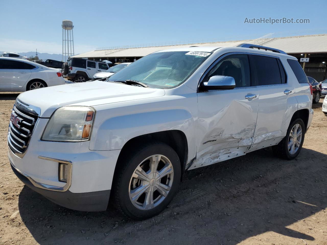 2016 Gmc Terrain Slt Белый vin: 2GKFLUE31G6164939