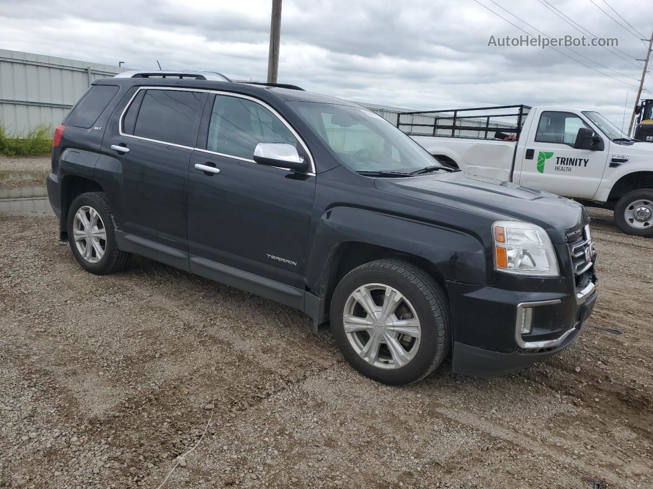 2016 Gmc Terrain Slt Черный vin: 2GKFLUE31G6252356