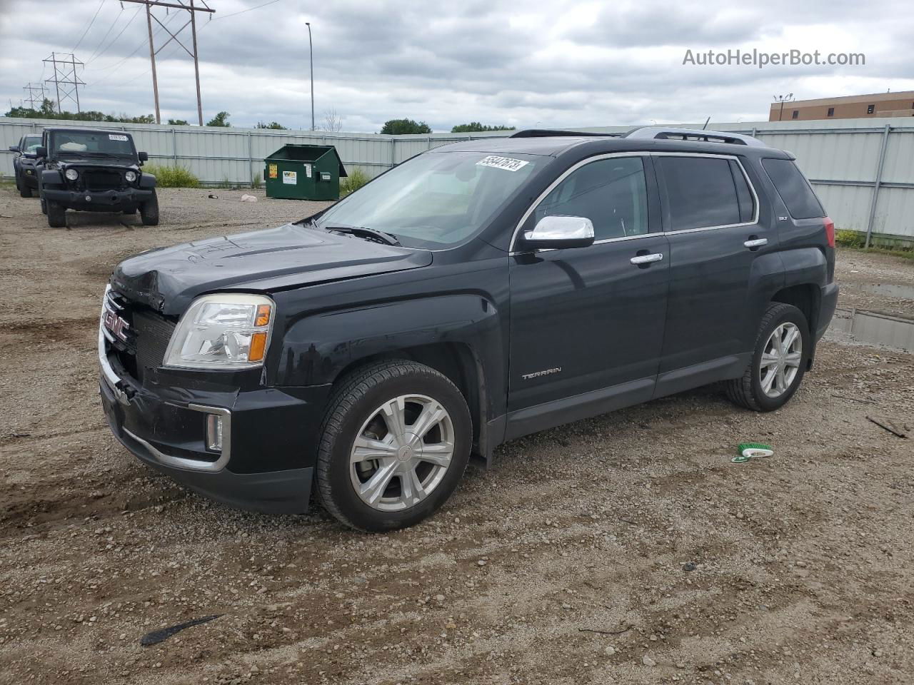 2016 Gmc Terrain Slt Black vin: 2GKFLUE31G6252356