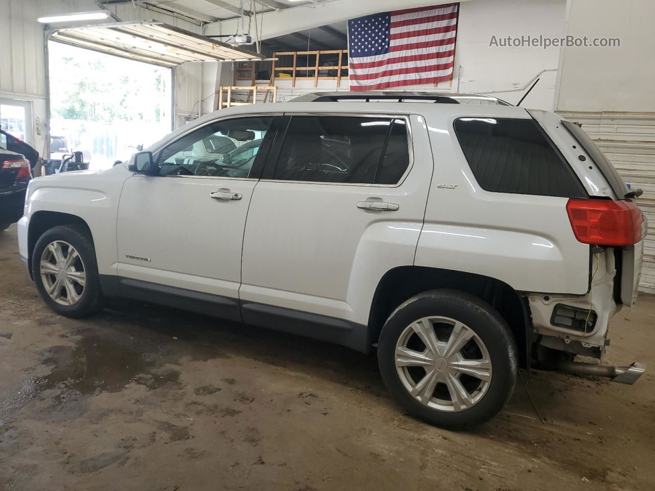 2016 Gmc Terrain Slt White vin: 2GKFLUE32G6247215