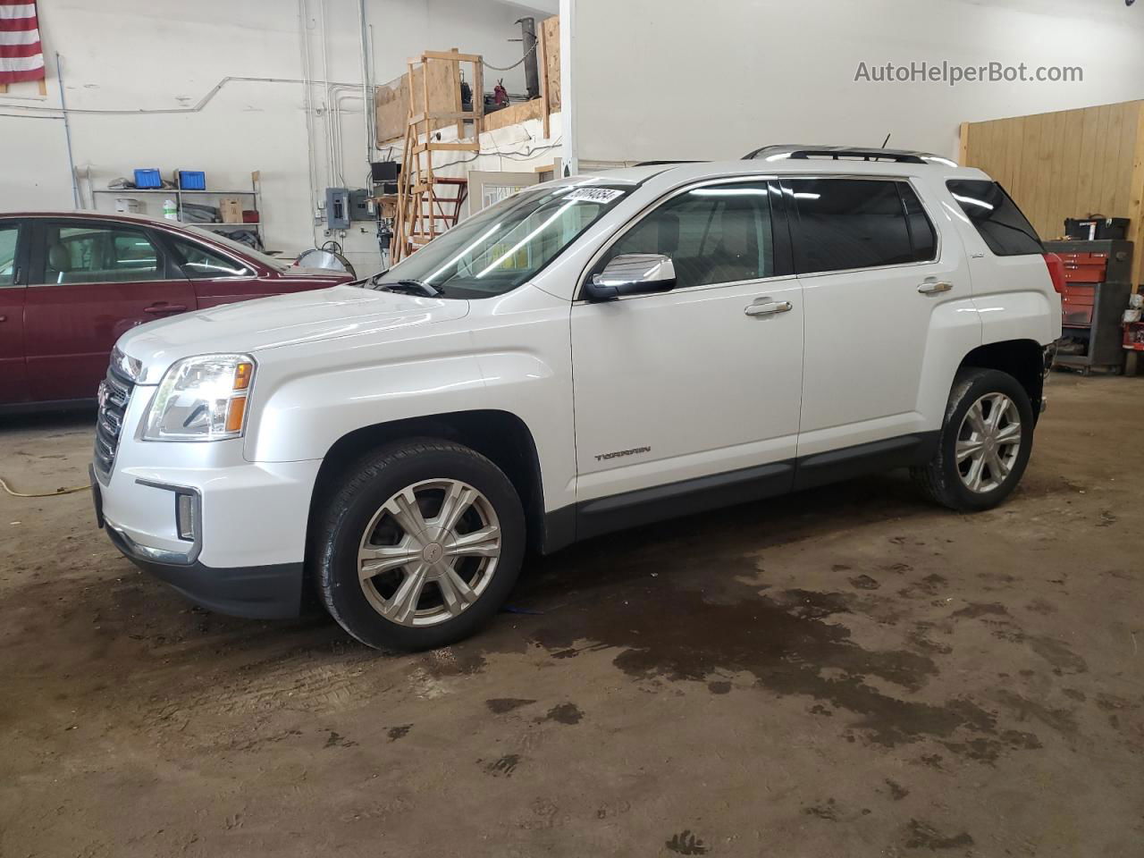 2016 Gmc Terrain Slt White vin: 2GKFLUE32G6247215