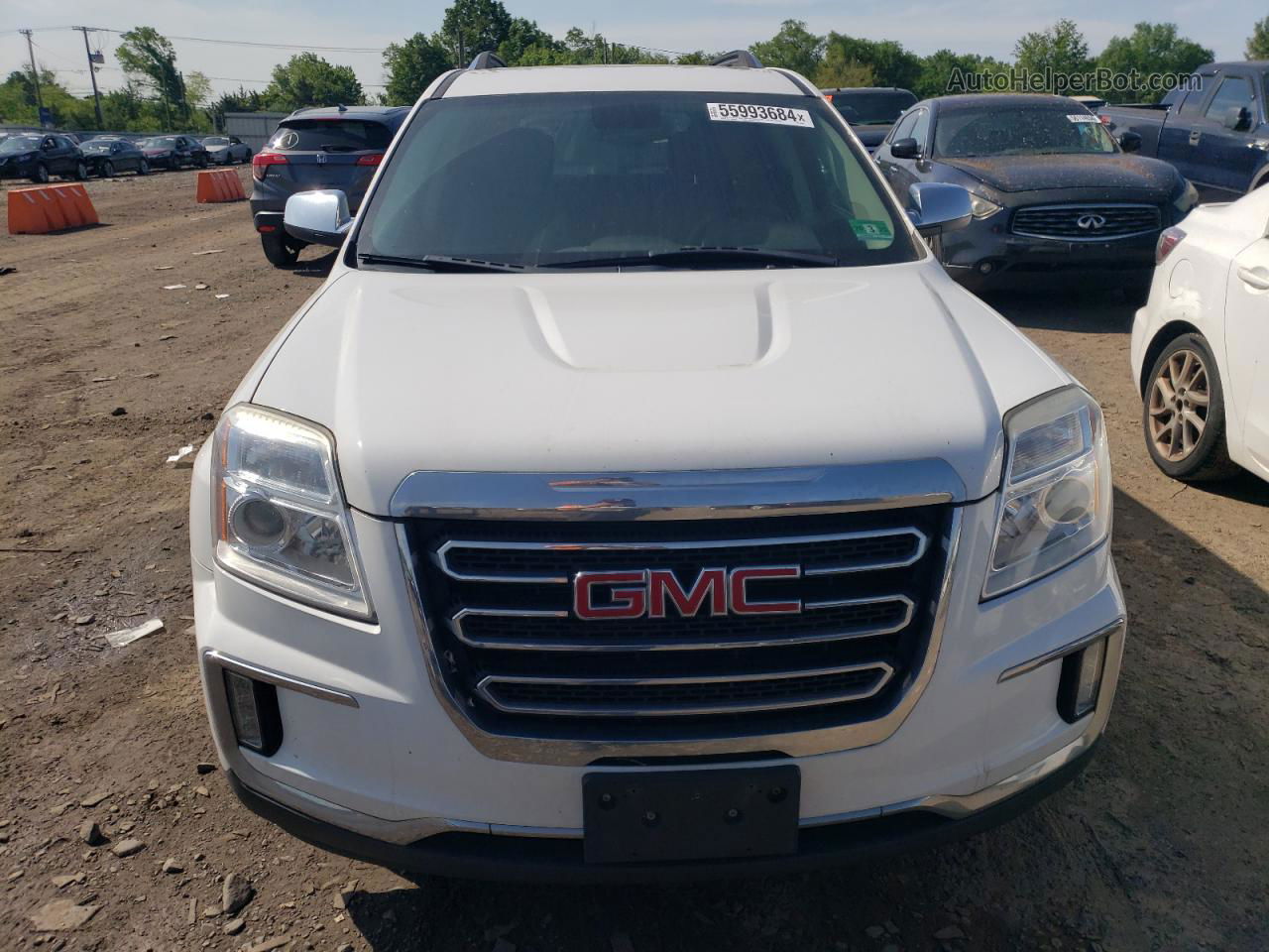 2016 Gmc Terrain Slt White vin: 2GKFLUE32G6269683