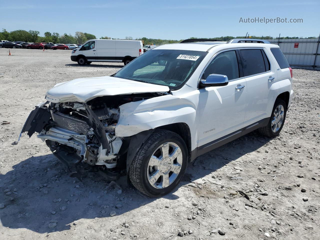 2016 Gmc Terrain Slt White vin: 2GKFLUE33G6118481