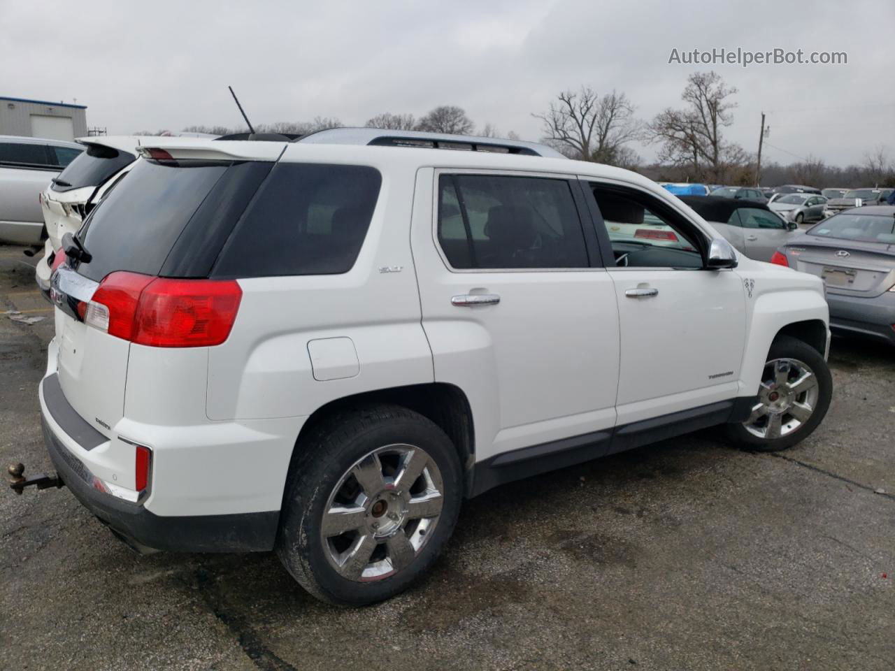 2016 Gmc Terrain Slt White vin: 2GKFLUE34G6212739