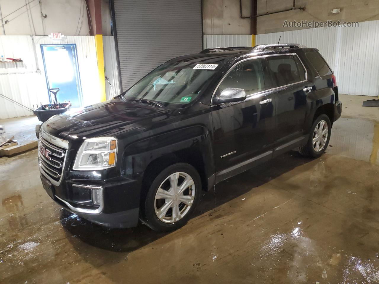 2016 Gmc Terrain Slt Black vin: 2GKFLUE35G6187365