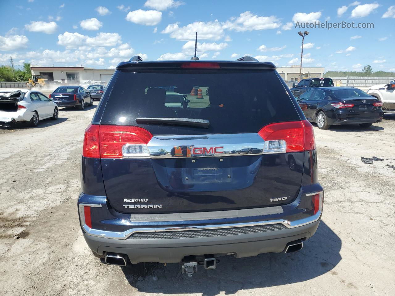 2017 Gmc Terrain Slt Blue vin: 2GKFLUE35H6207017