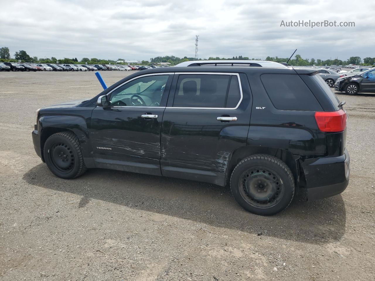 2016 Gmc Terrain Slt Black vin: 2GKFLUE36G6126204