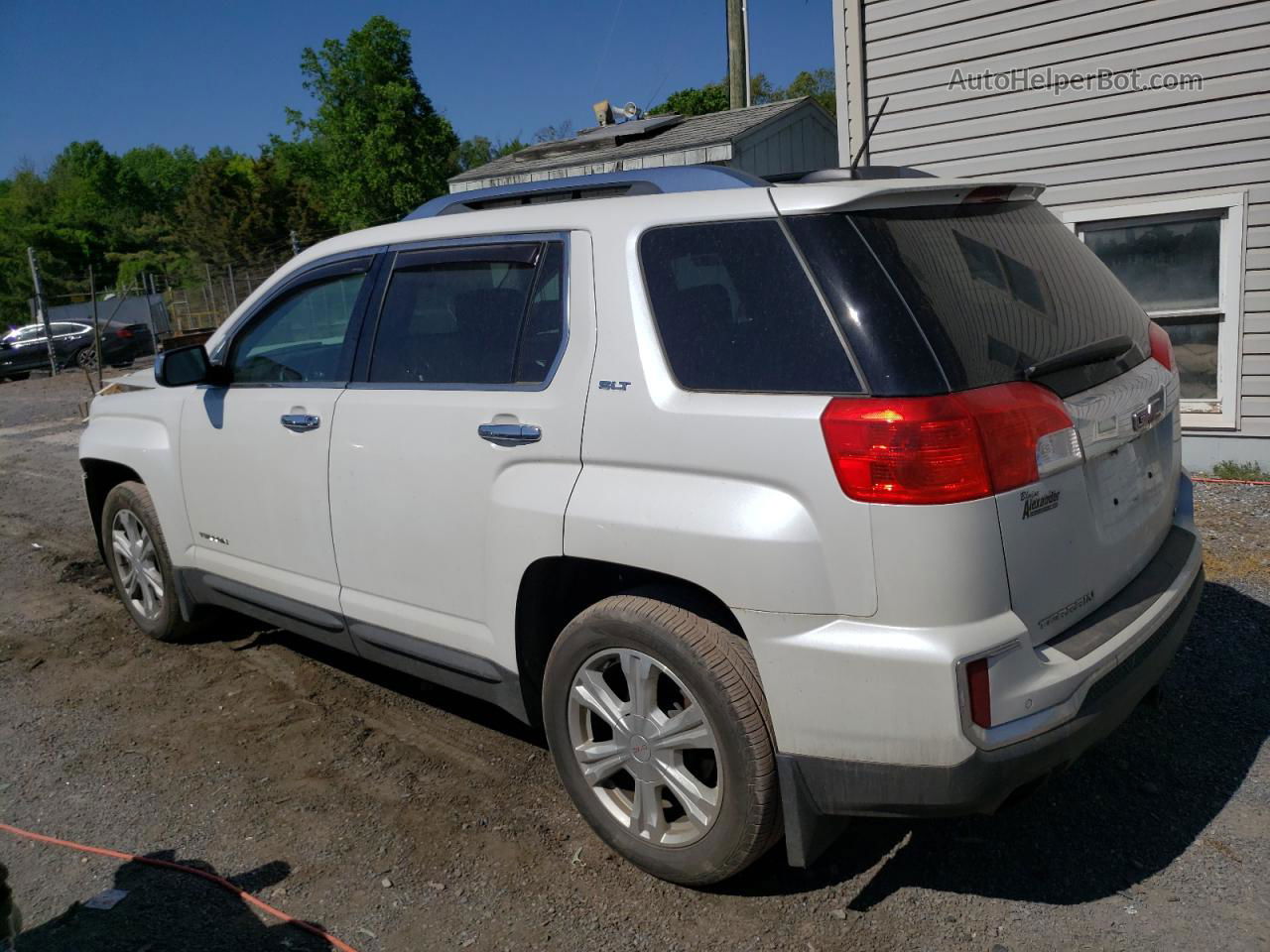 2017 Gmc Terrain Slt White vin: 2GKFLUE36H6262687