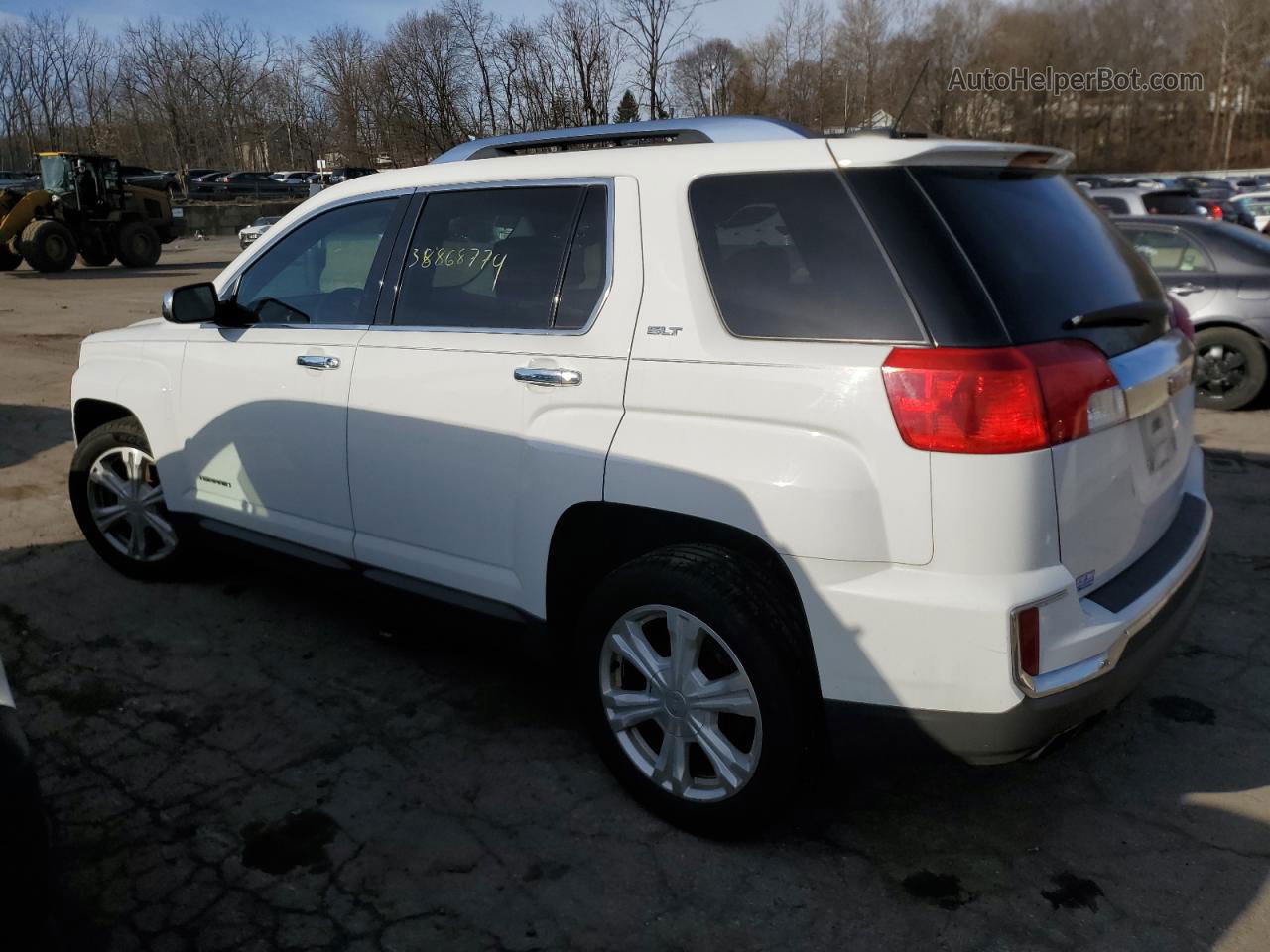 2016 Gmc Terrain Slt White vin: 2GKFLUE37G6171720