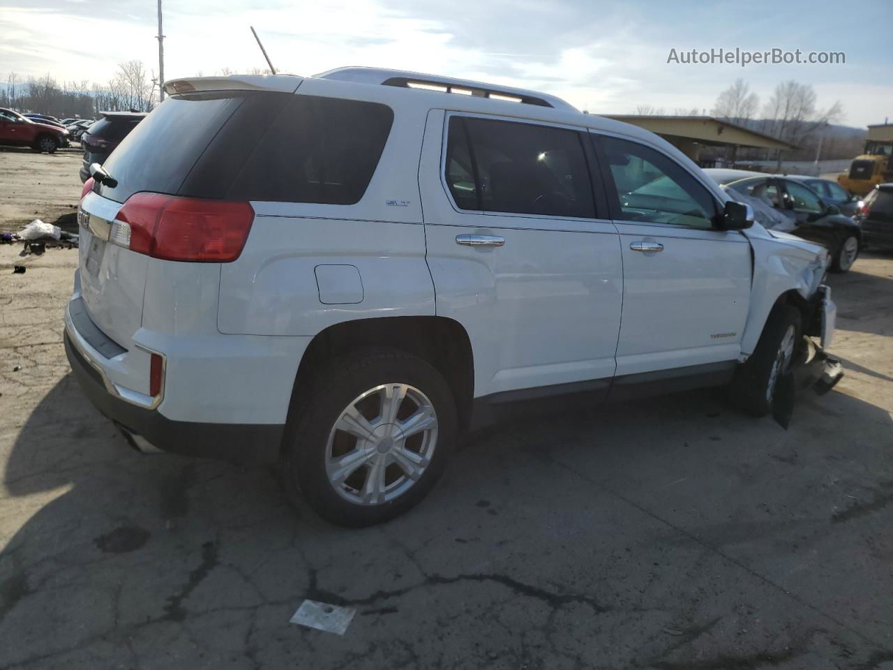 2016 Gmc Terrain Slt White vin: 2GKFLUE37G6171720