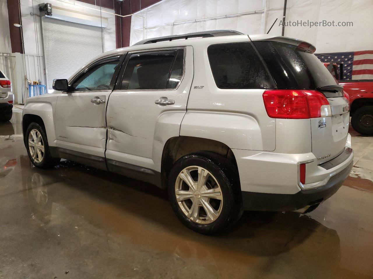 2016 Gmc Terrain Slt Серебряный vin: 2GKFLUE37G6240101