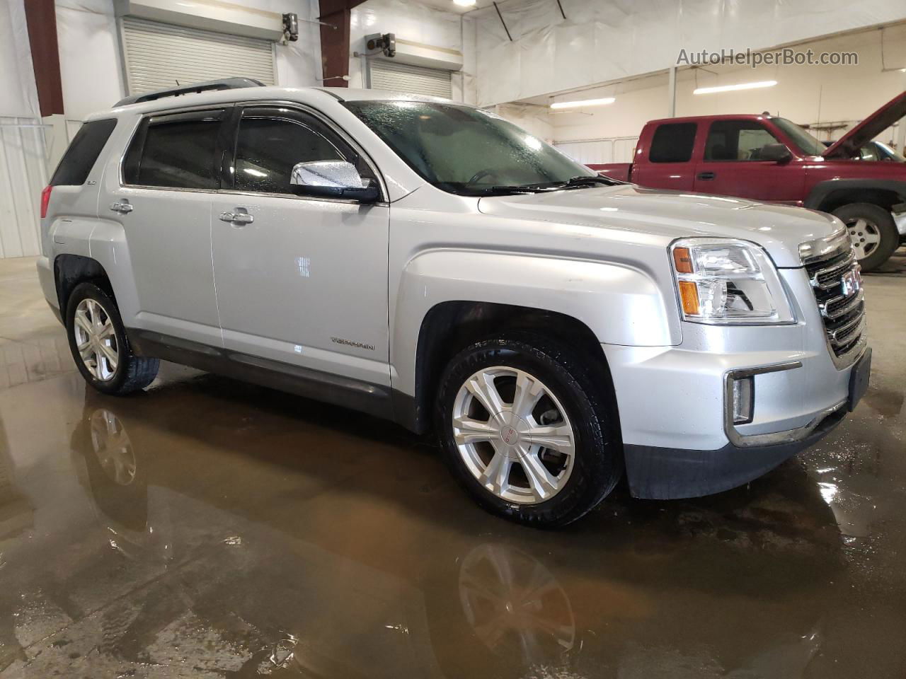 2016 Gmc Terrain Slt Silver vin: 2GKFLUE37G6240101