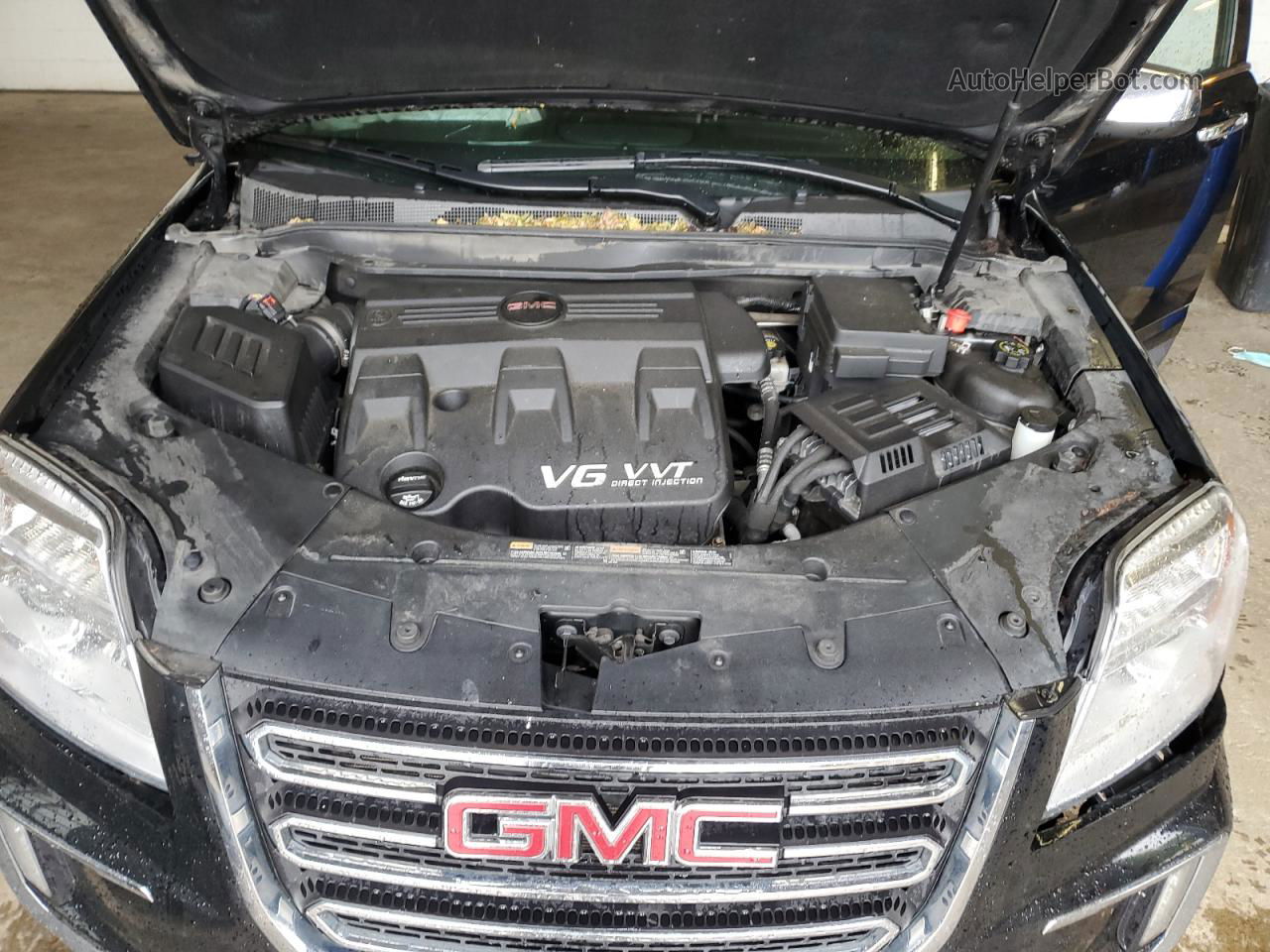 2016 Gmc Terrain Slt Черный vin: 2GKFLUE37G6251373