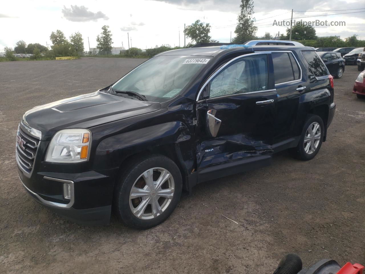 2016 Gmc Terrain Slt Black vin: 2GKFLUE38G6180622