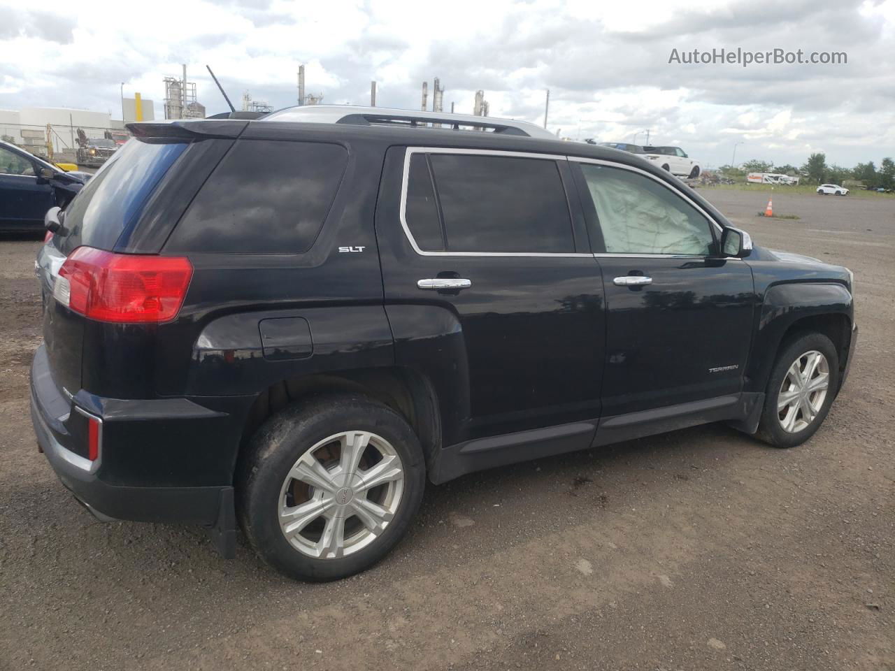 2016 Gmc Terrain Slt Черный vin: 2GKFLUE38G6180622