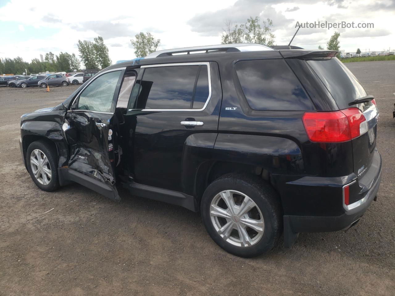 2016 Gmc Terrain Slt Черный vin: 2GKFLUE38G6180622