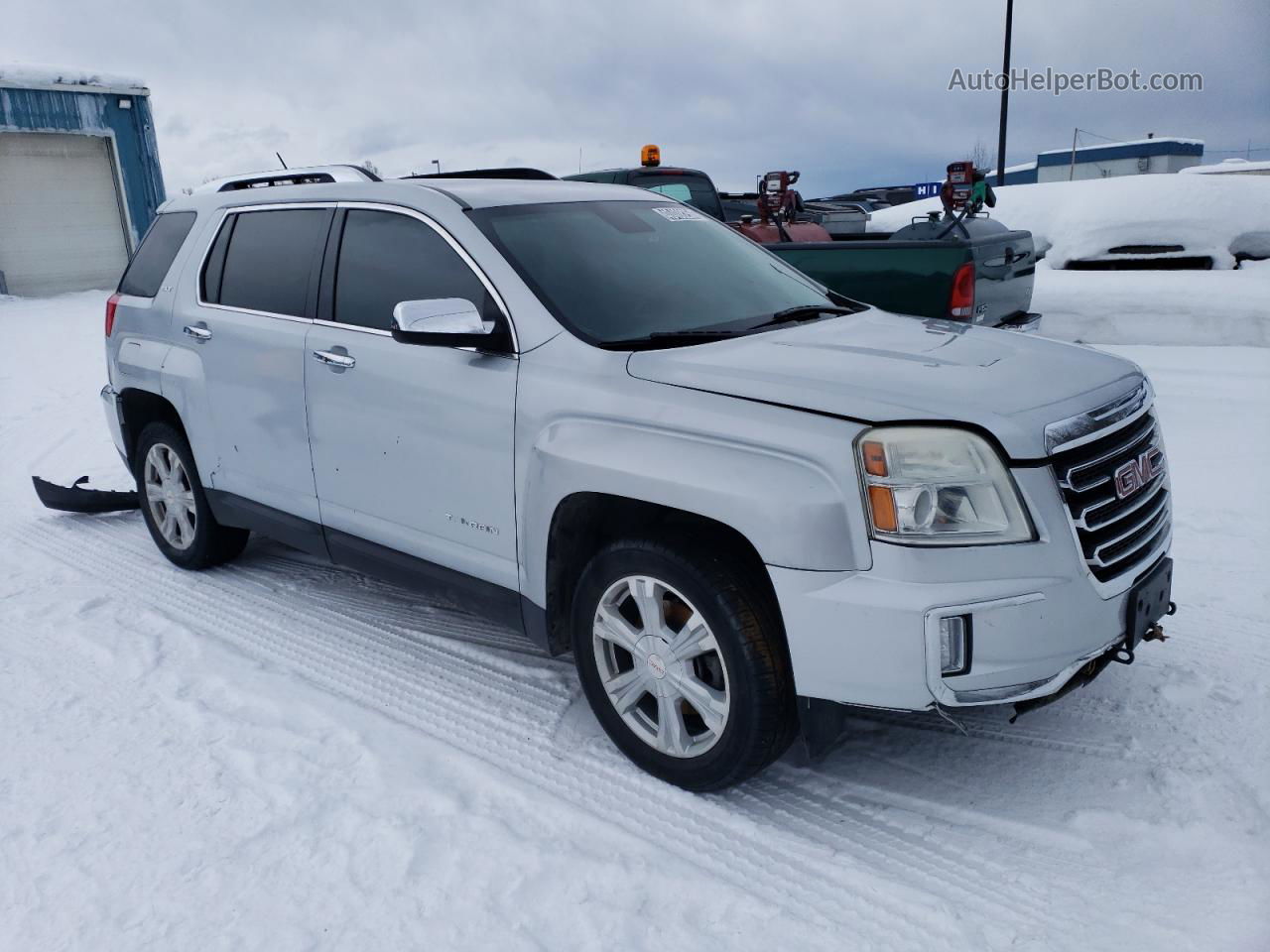 2016 Gmc Terrain Slt Серебряный vin: 2GKFLUE38G6245548