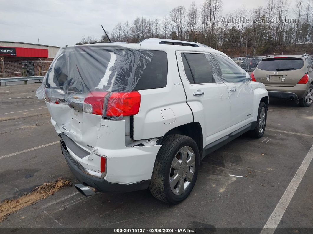 2016 Gmc Terrain Slt White vin: 2GKFLUE38G6316845