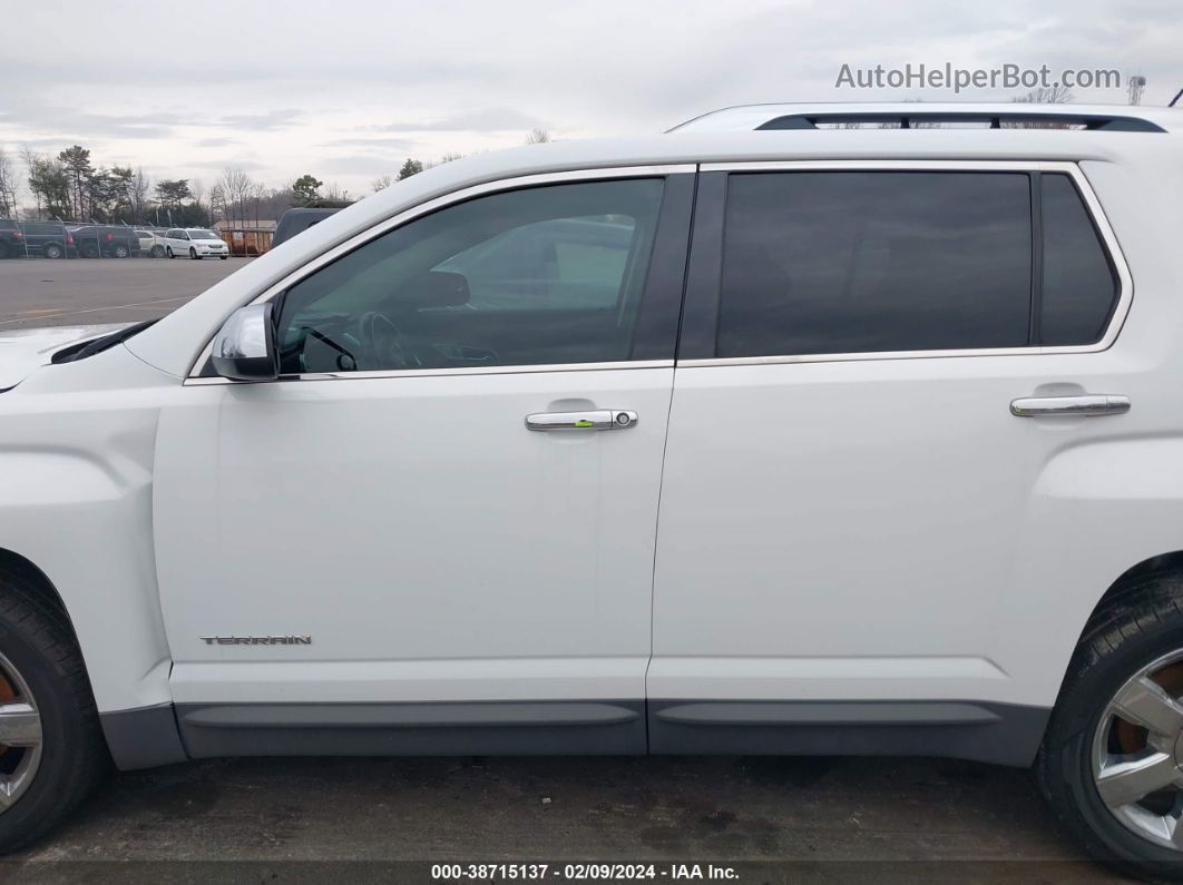 2016 Gmc Terrain Slt White vin: 2GKFLUE38G6316845