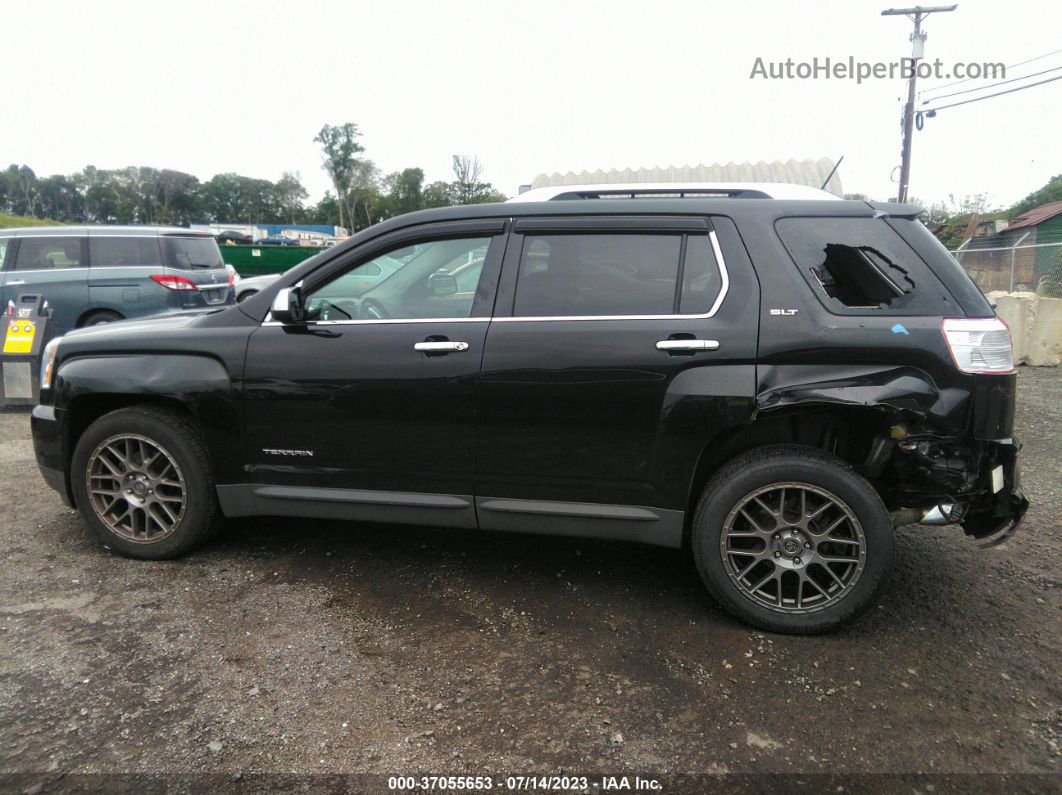 2016 Gmc Terrain Slt Черный vin: 2GKFLUE39G6124561