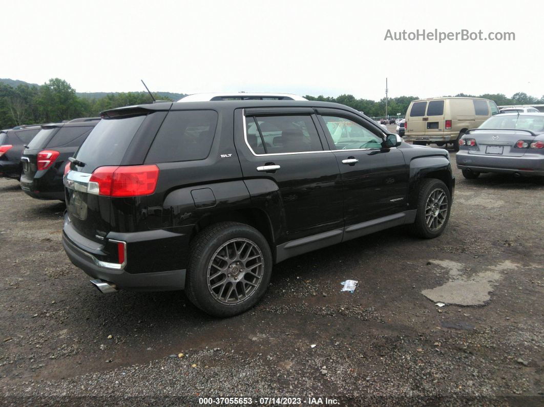 2016 Gmc Terrain Slt Черный vin: 2GKFLUE39G6124561