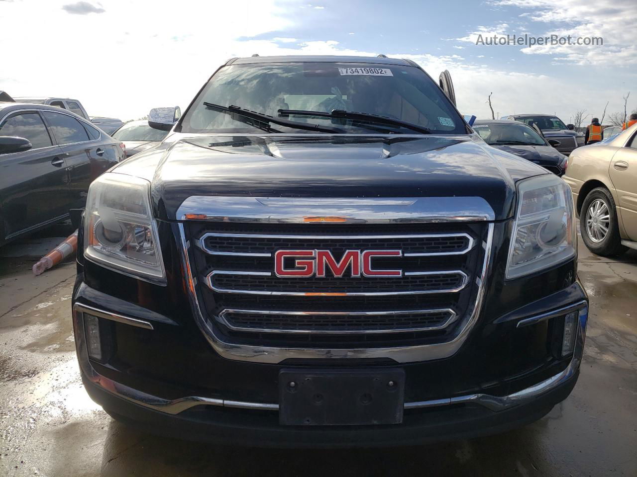 2016 Gmc Terrain Slt Черный vin: 2GKFLUE39G6224420