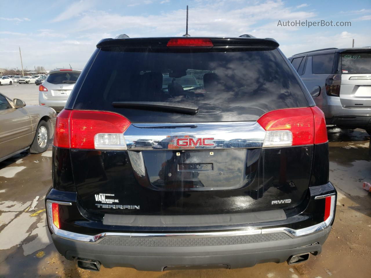 2016 Gmc Terrain Slt Черный vin: 2GKFLUE39G6224420