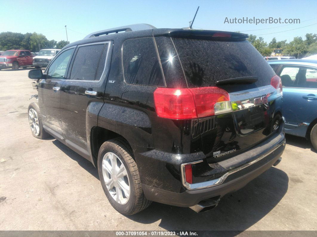 2016 Gmc Terrain Slt Черный vin: 2GKFLUE39G6360983