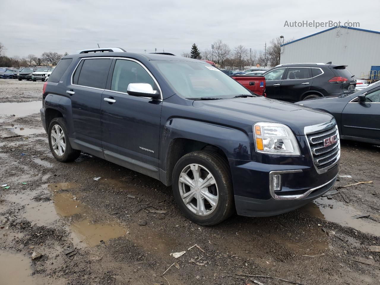 2016 Gmc Terrain Slt Black vin: 2GKFLUE3XG6168522