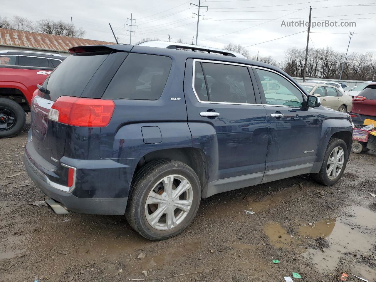 2016 Gmc Terrain Slt Black vin: 2GKFLUE3XG6168522