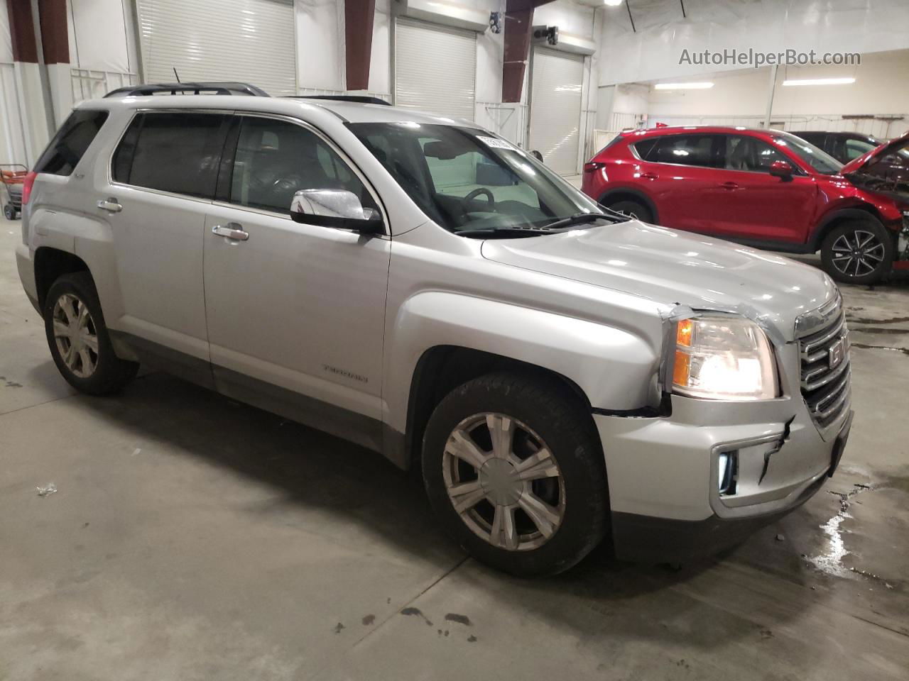 2016 Gmc Terrain Slt Silver vin: 2GKFLUE3XG6172604