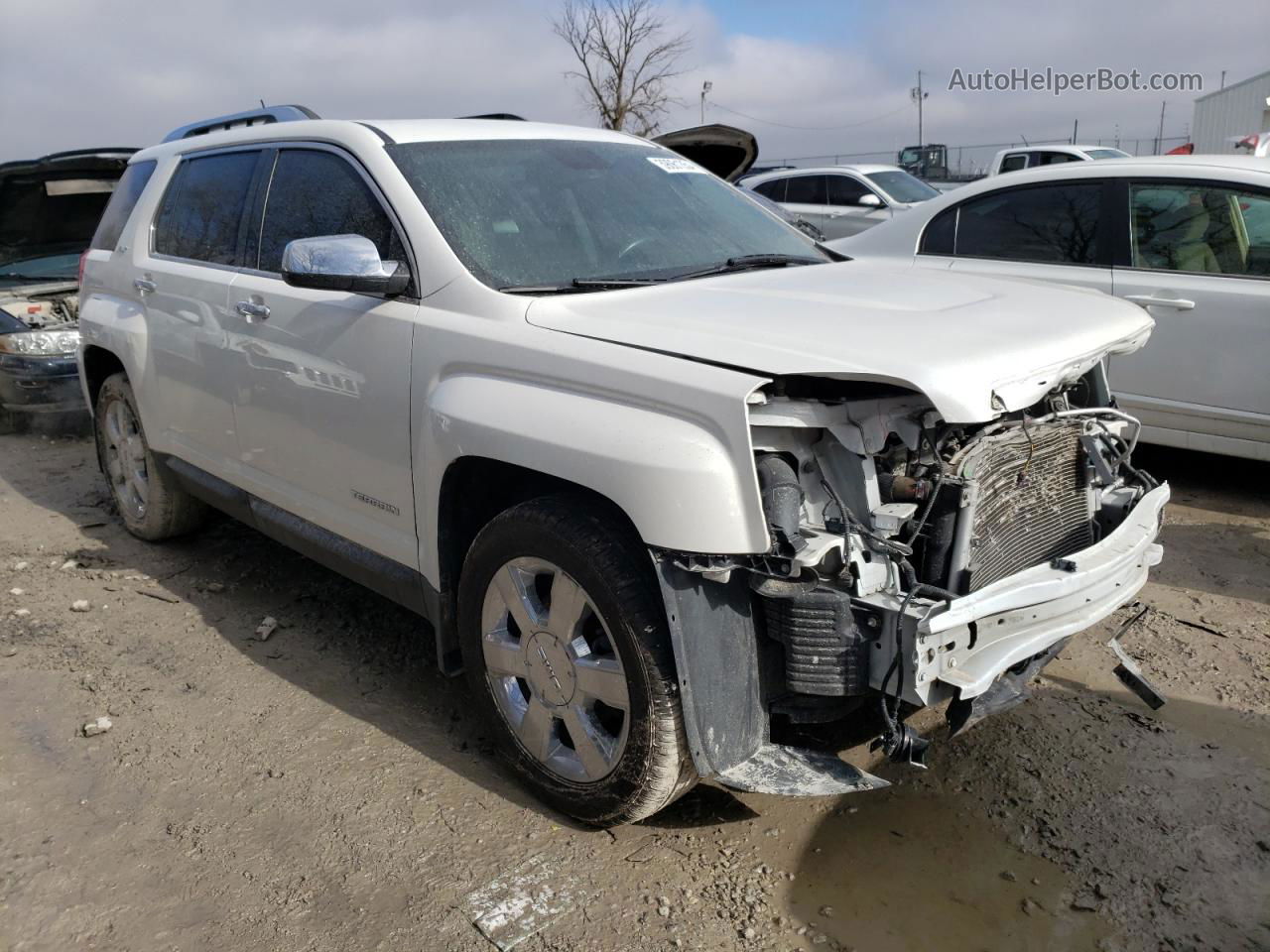 2016 Gmc Terrain Slt White vin: 2GKFLUE3XG6178841