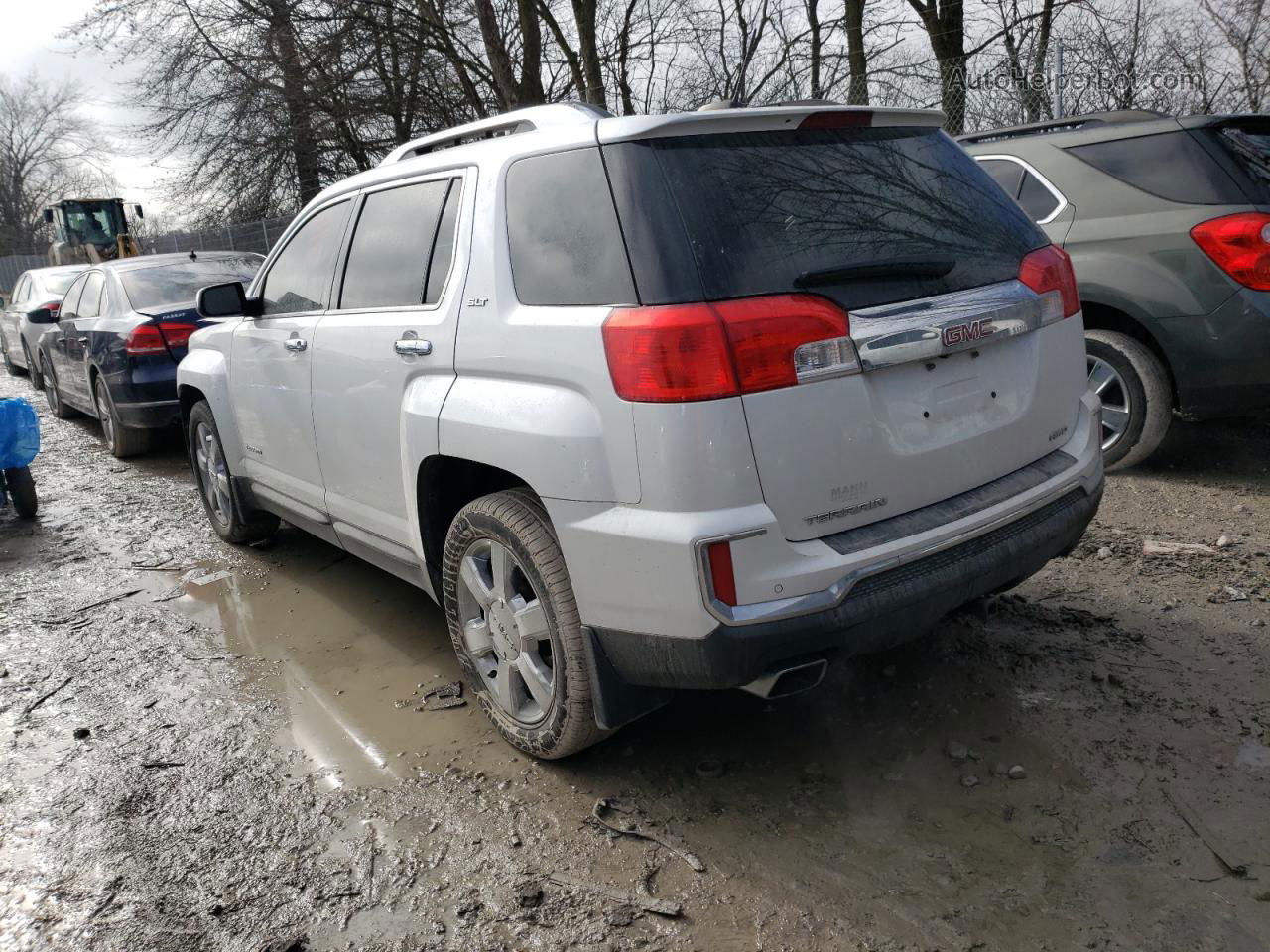 2016 Gmc Terrain Slt White vin: 2GKFLUE3XG6178841