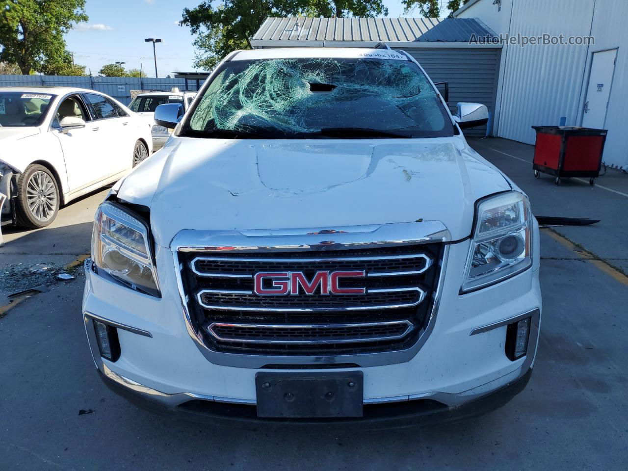 2017 Gmc Terrain Slt White vin: 2GKFLUEK0H6102361