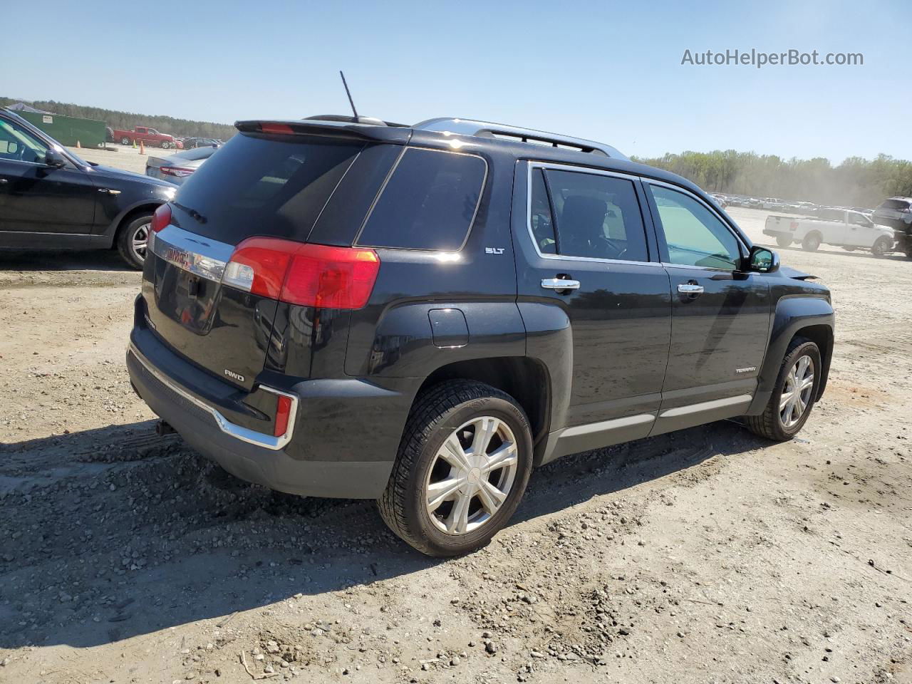 2017 Gmc Terrain Slt Черный vin: 2GKFLUEK0H6255158