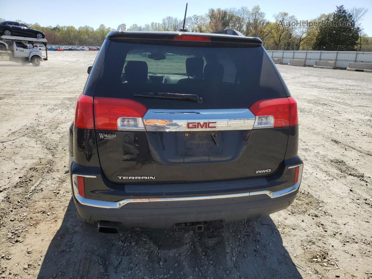 2017 Gmc Terrain Slt Черный vin: 2GKFLUEK0H6255158