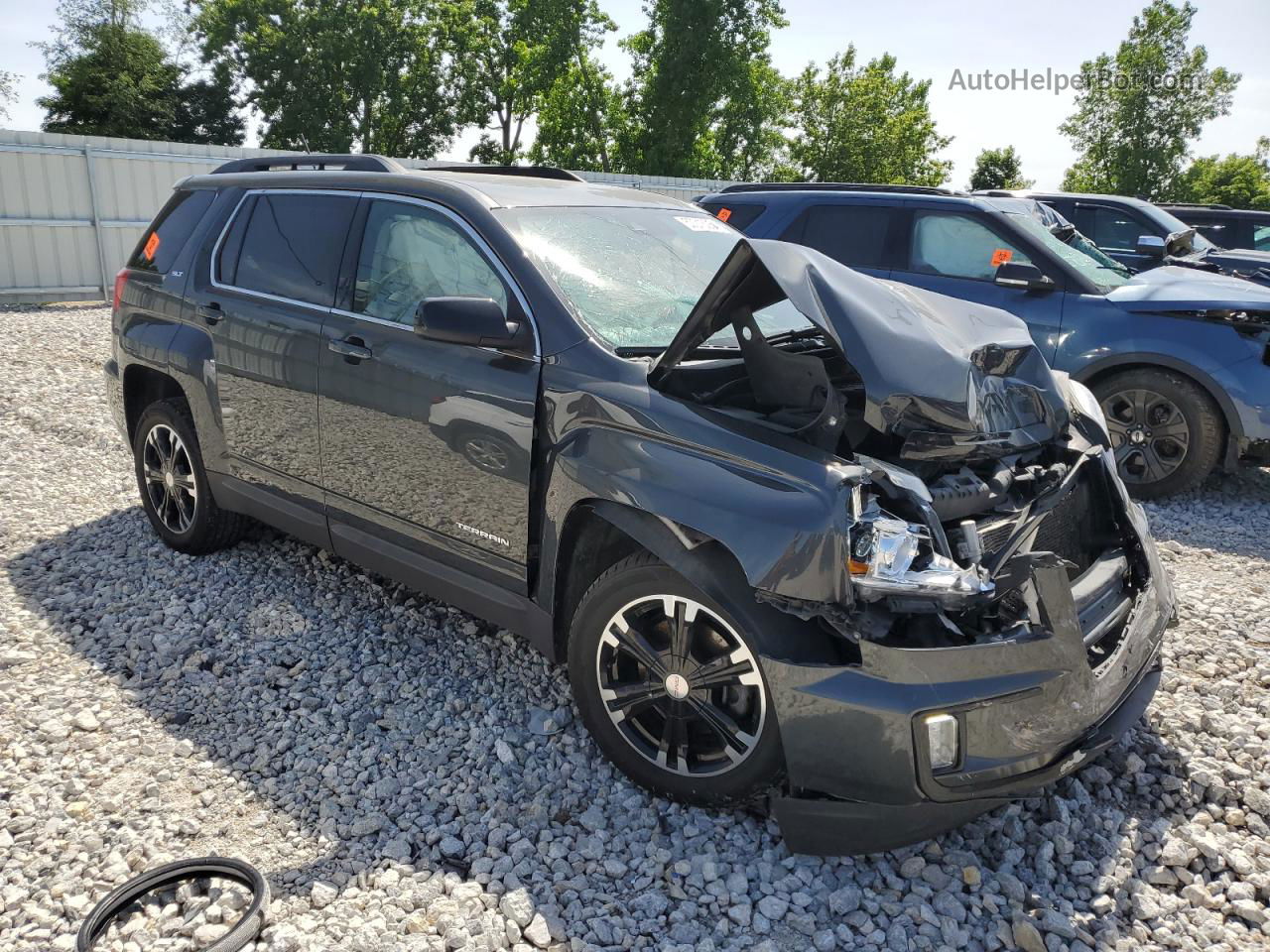 2017 Gmc Terrain Slt Black vin: 2GKFLUEK1H6219141