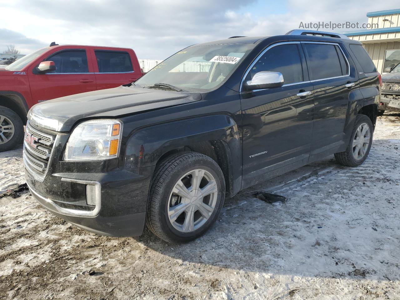 2017 Gmc Terrain Slt Черный vin: 2GKFLUEK2H6306269