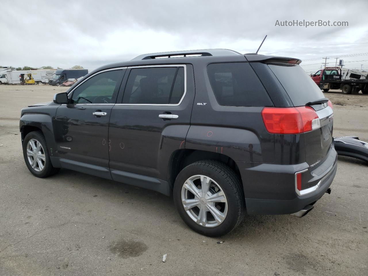 2016 Gmc Terrain Slt Черный vin: 2GKFLUEK3G6127754