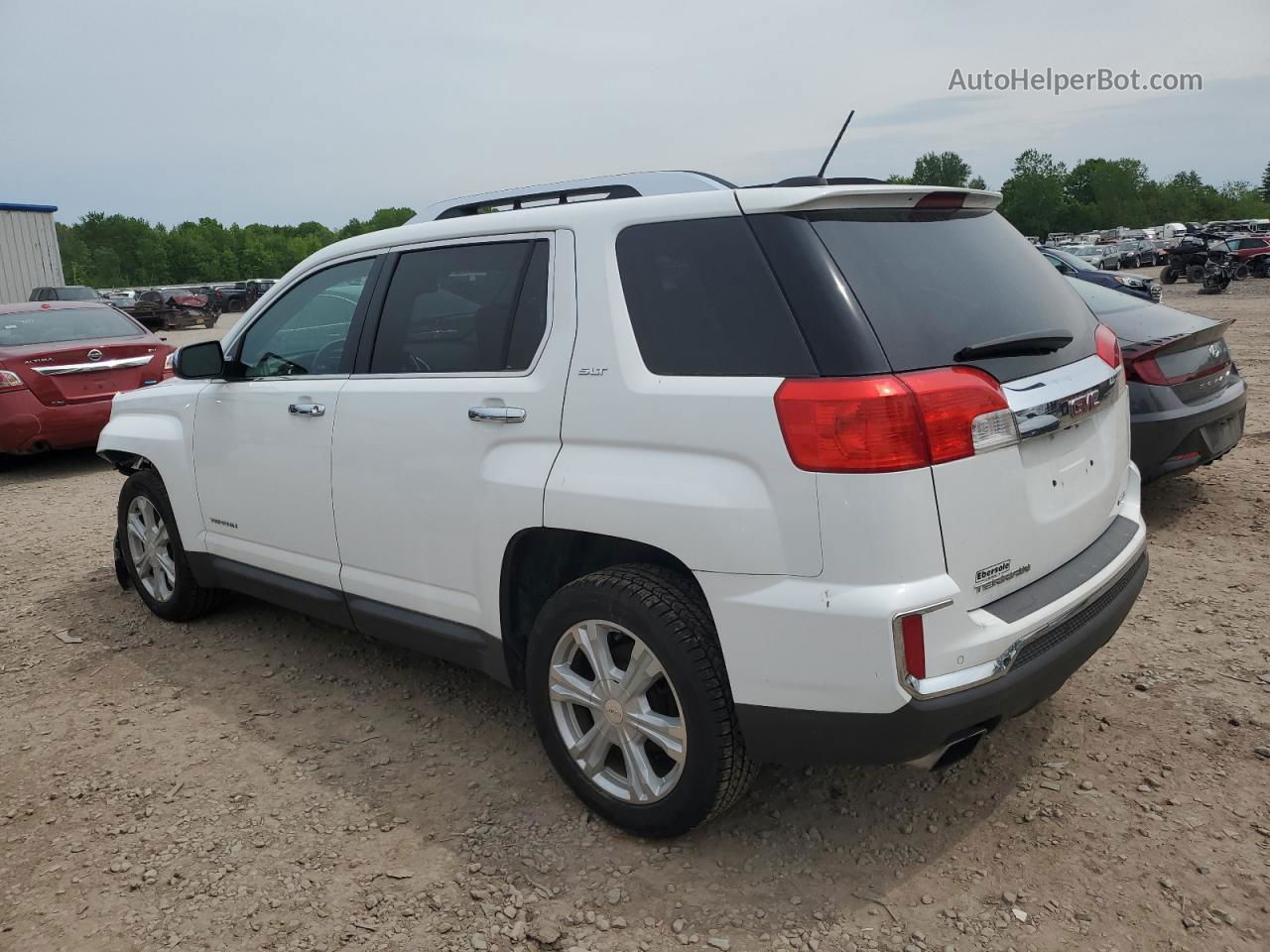 2016 Gmc Terrain Slt White vin: 2GKFLUEK3G6156767