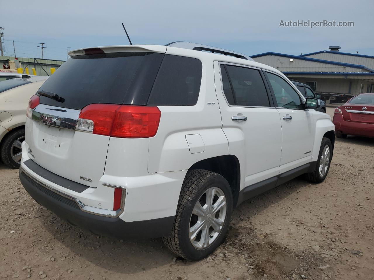 2016 Gmc Terrain Slt White vin: 2GKFLUEK3G6156767