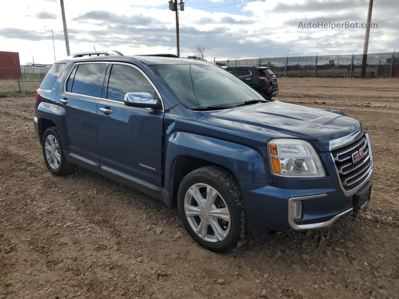 2017 Gmc Terrain Slt Blue vin: 2GKFLUEK3H6187454