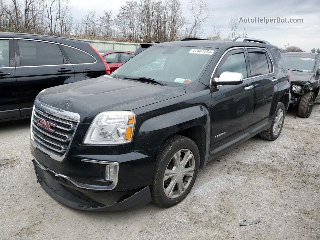 2017 Gmc Terrain Slt Черный vin: 2GKFLUEK3H6320553