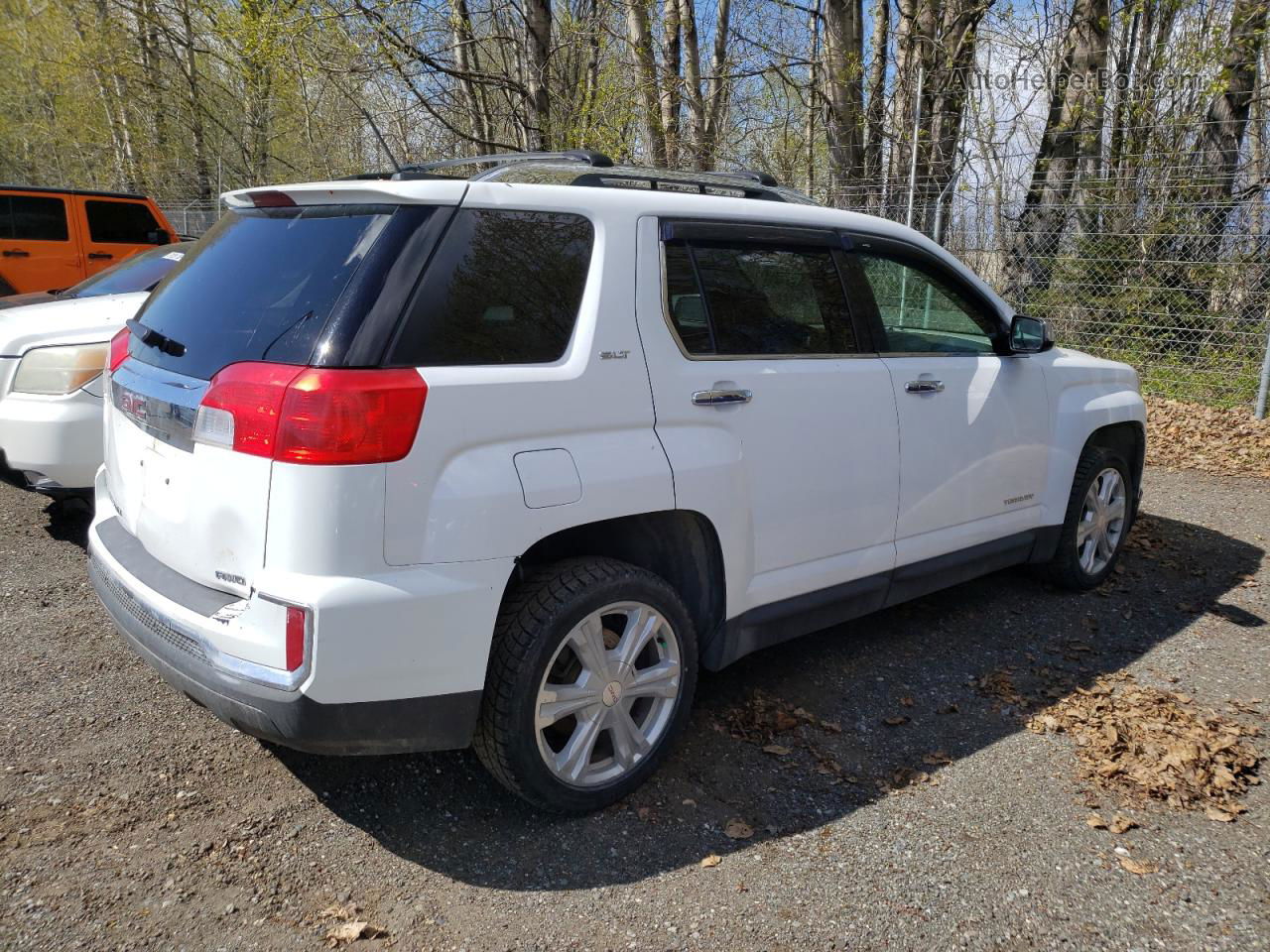 2017 Gmc Terrain Slt White vin: 2GKFLUEK4H6106123