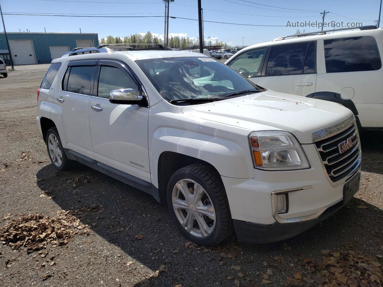 2017 Gmc Terrain Slt White vin: 2GKFLUEK4H6106123