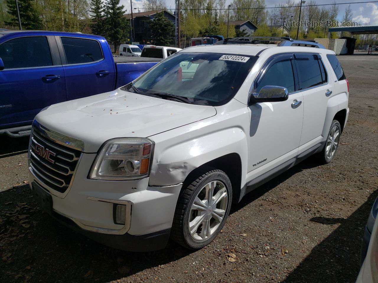 2017 Gmc Terrain Slt White vin: 2GKFLUEK4H6106123