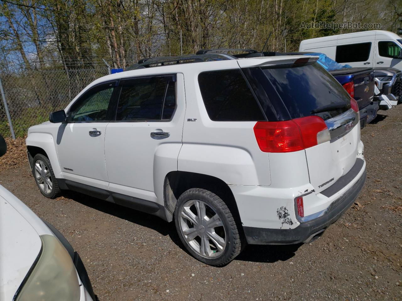 2017 Gmc Terrain Slt White vin: 2GKFLUEK4H6106123