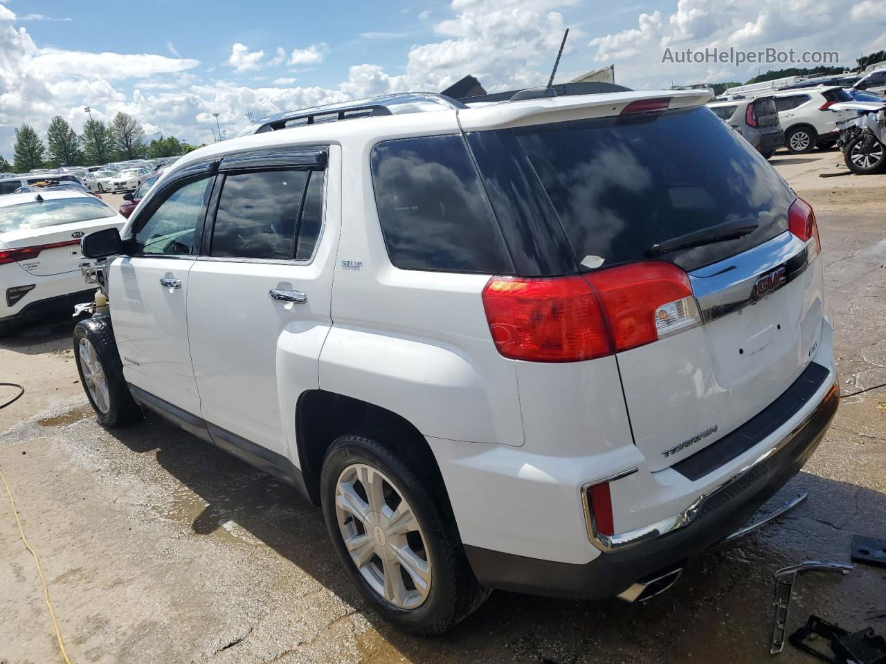 2017 Gmc Terrain Slt White vin: 2GKFLUEK4H6329259